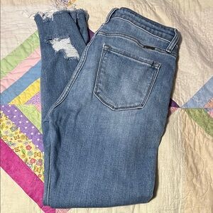 KanCan Distressed Light Blue Skinny Jeans